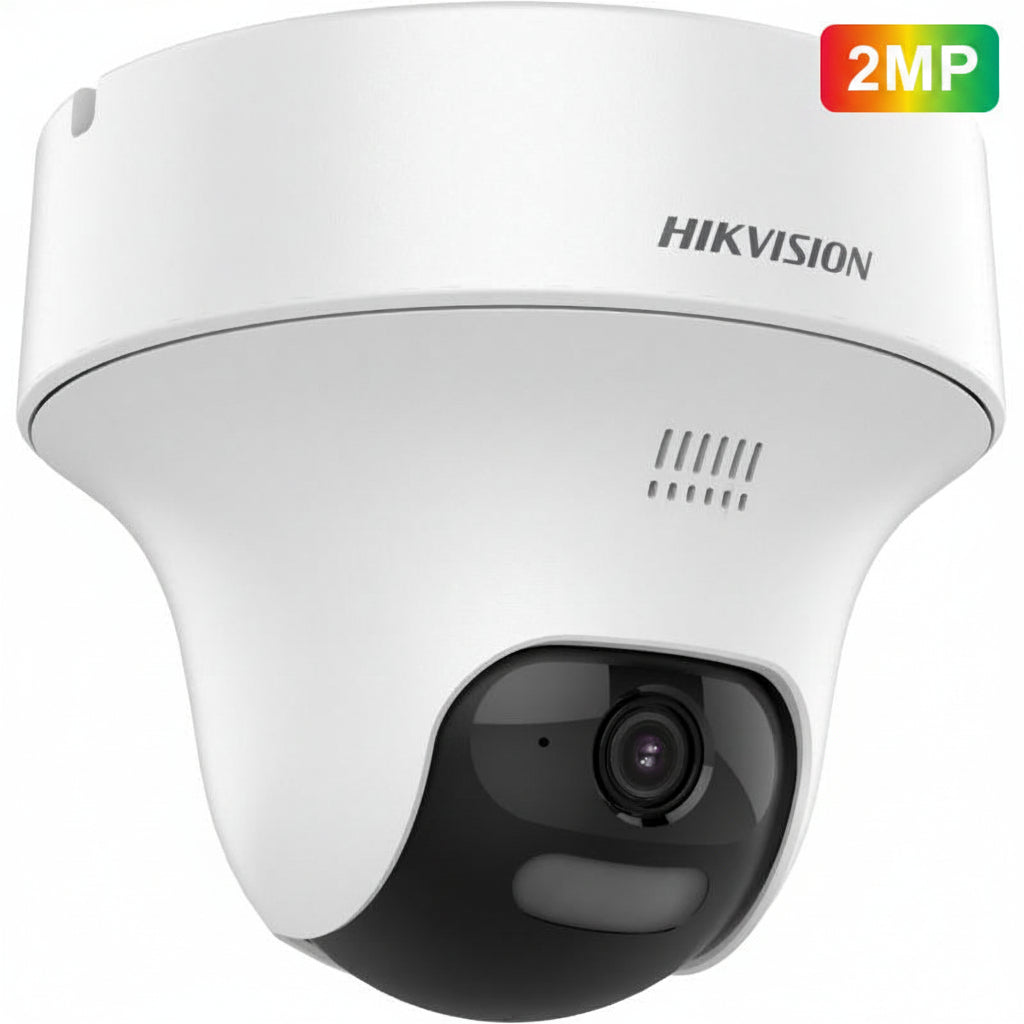 Hikvision 2 MP Two-Way Audio Fixed Pan Tilt Hybrid Camera