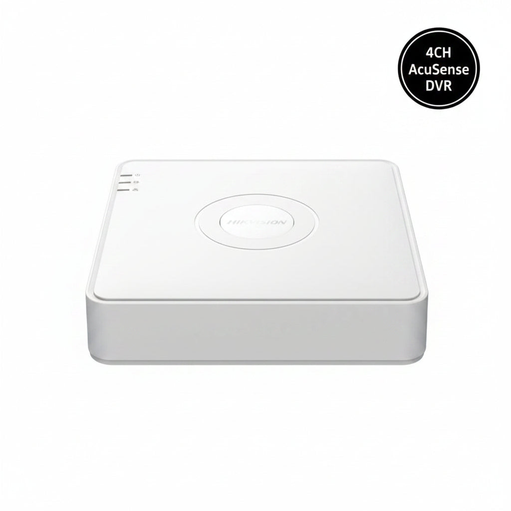Hikvision 4-Channel 1080P Mini 1U H.265 AcuSense DVR