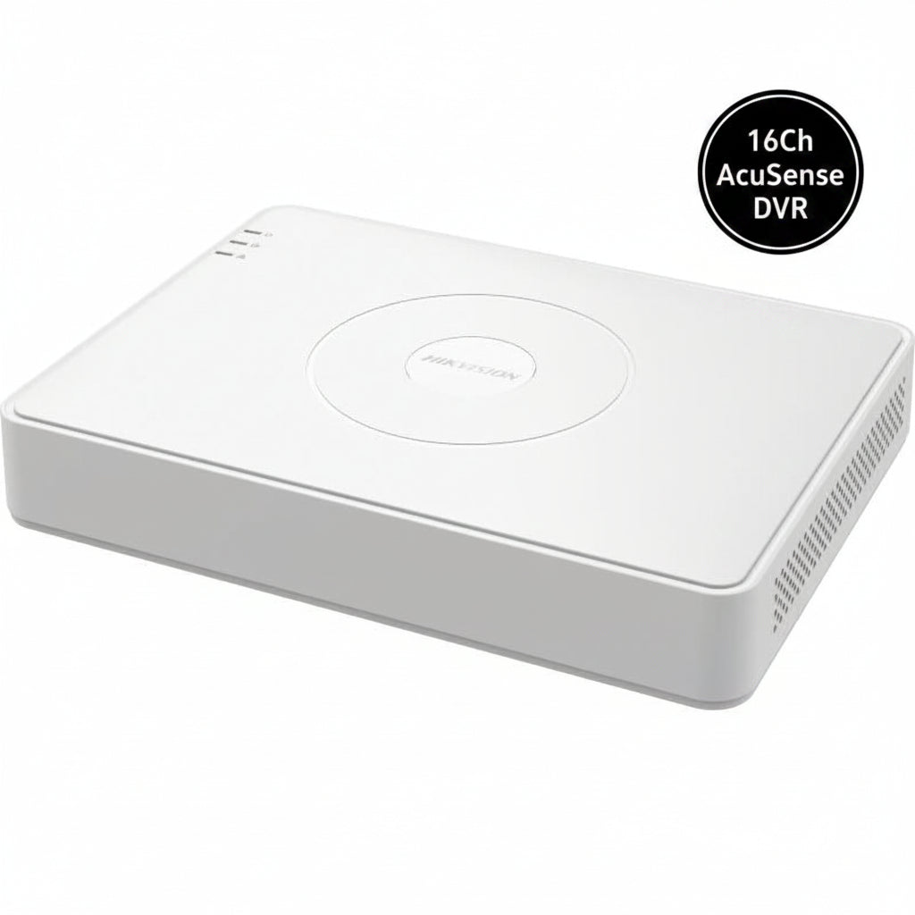Hikvision 16-channel 1080P Mini 1U H.265 AcuSense DVR